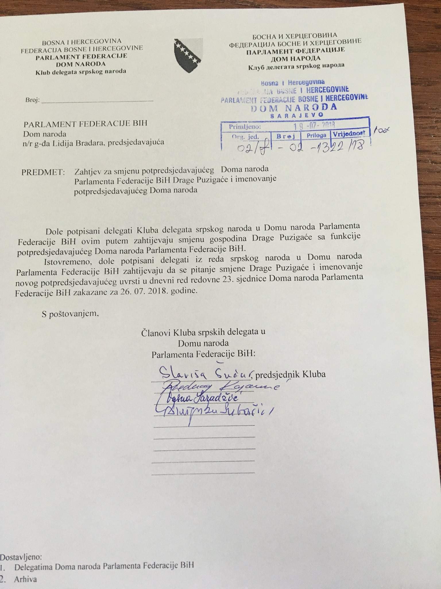 DiesI6uX0AACBZW.jpg large.jpg - Zakon o izbornim jedinicama |Drama u Domu naroda FBiH